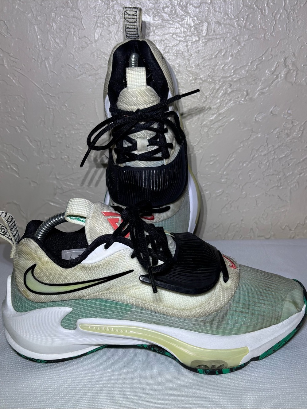 Men’s Nike Zoom Freak 3 'Clear Emerald' Basketball Shoes Size 7